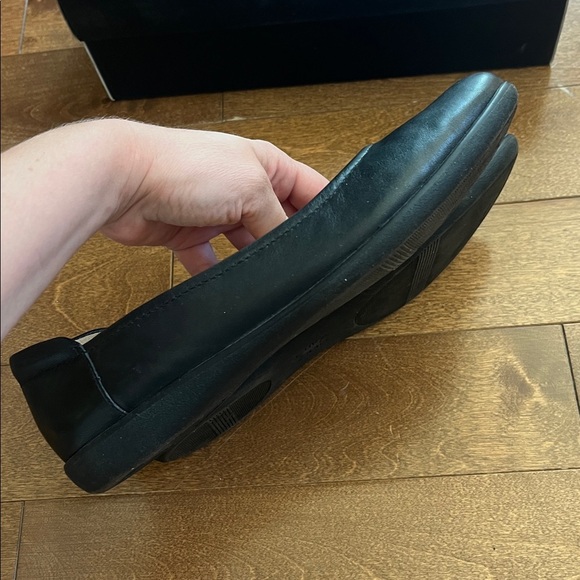 Naturalizer Flexy Leather Black Ballet Flats - Picture 5 of 16